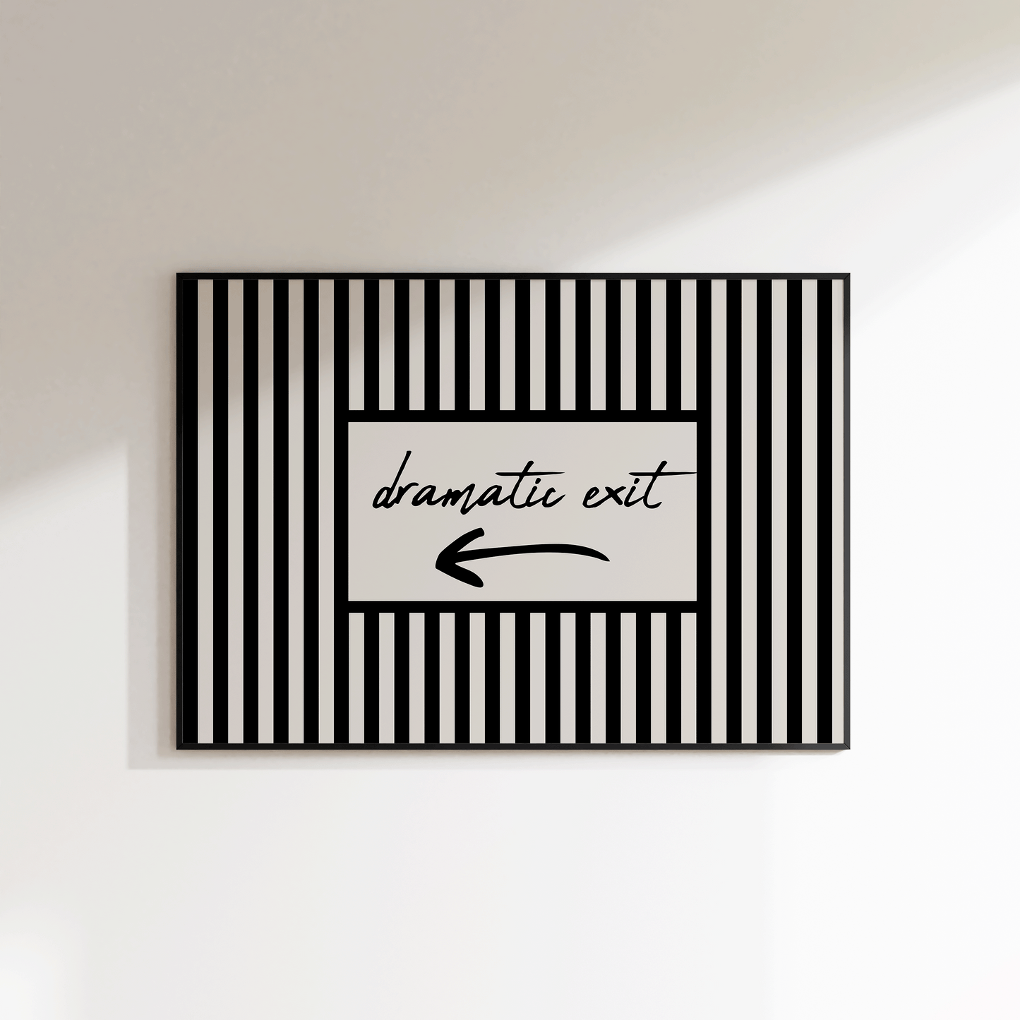 Dramatic Exit Print - Left - Refined Spaces