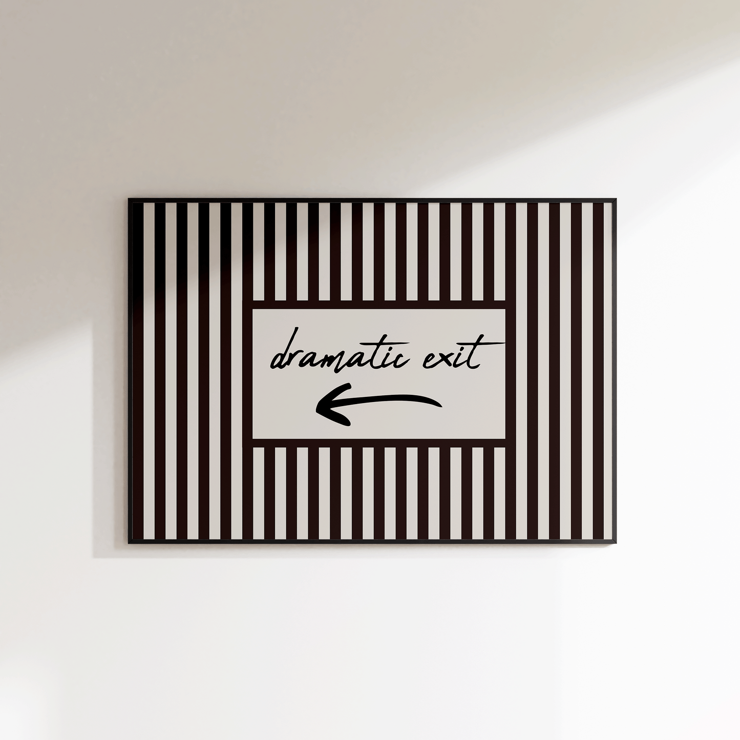 Dramatic Exit Print - Left - Refined Spaces