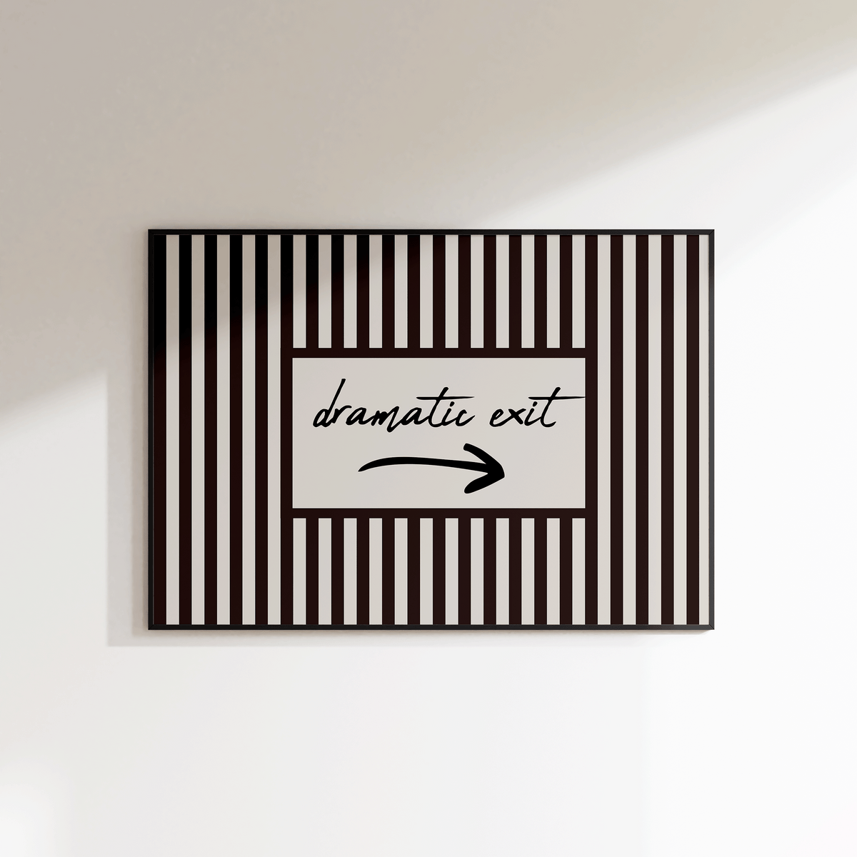 Dramatic Exit Print - Right - Refined Spaces