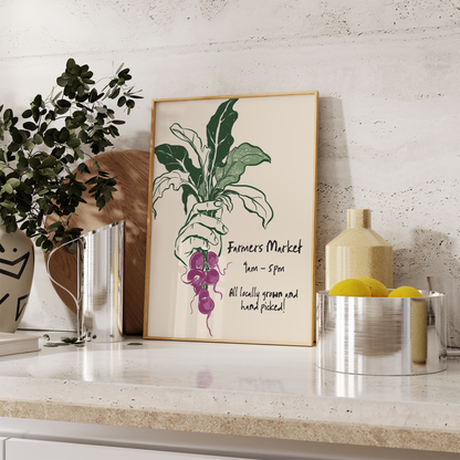 Farmers Market Print - Refined Spaces