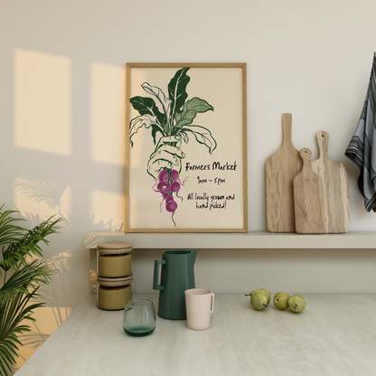 Farmers Market Print - Refined Spaces