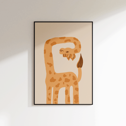 Giraffe Nursery Print - Refined Spaces