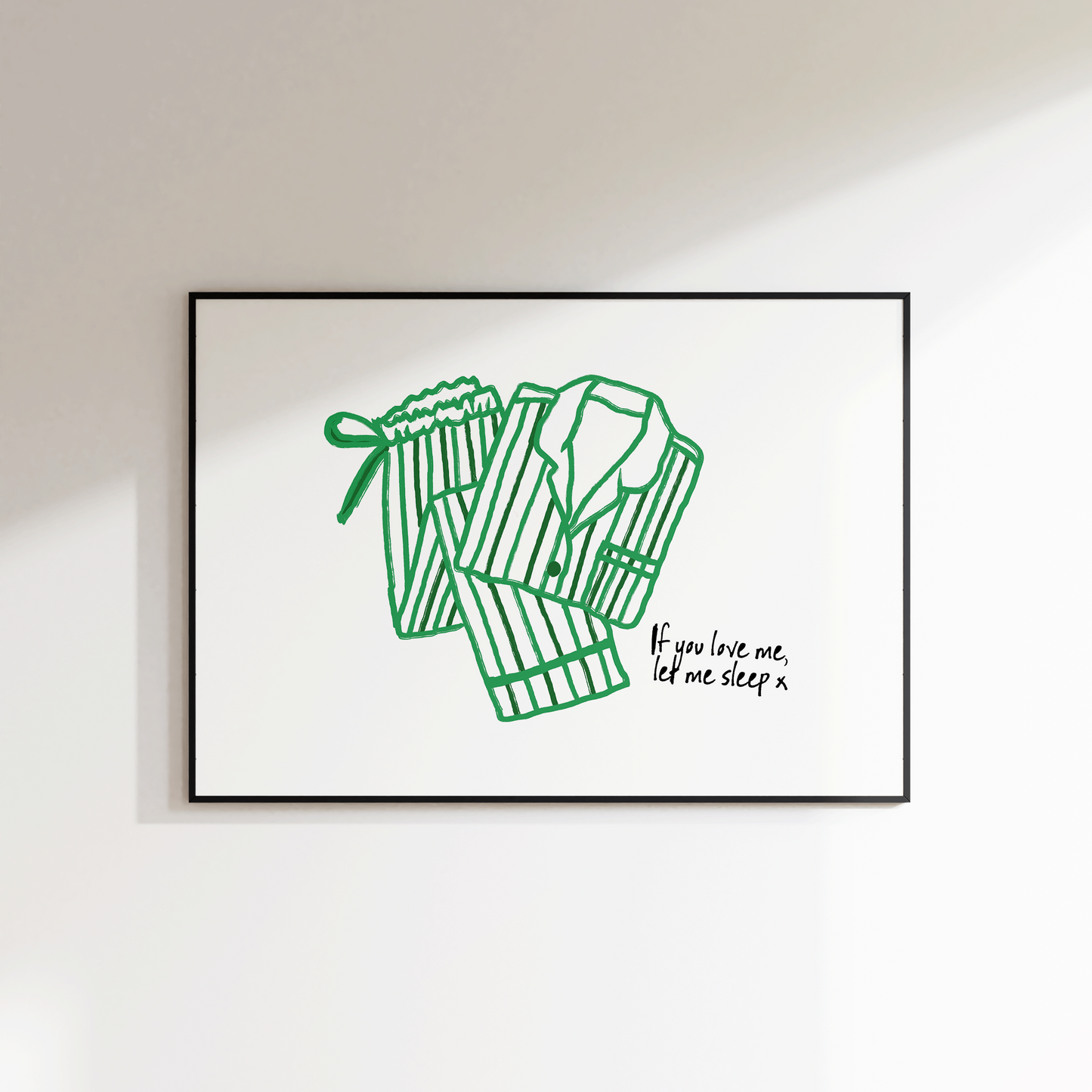 Let Me Sleep Print - Refined Spaces 