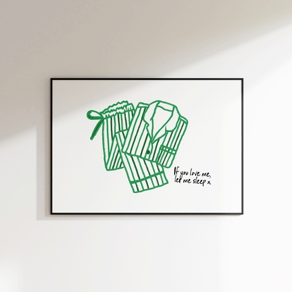 Let Me Sleep Print - Refined Spaces
