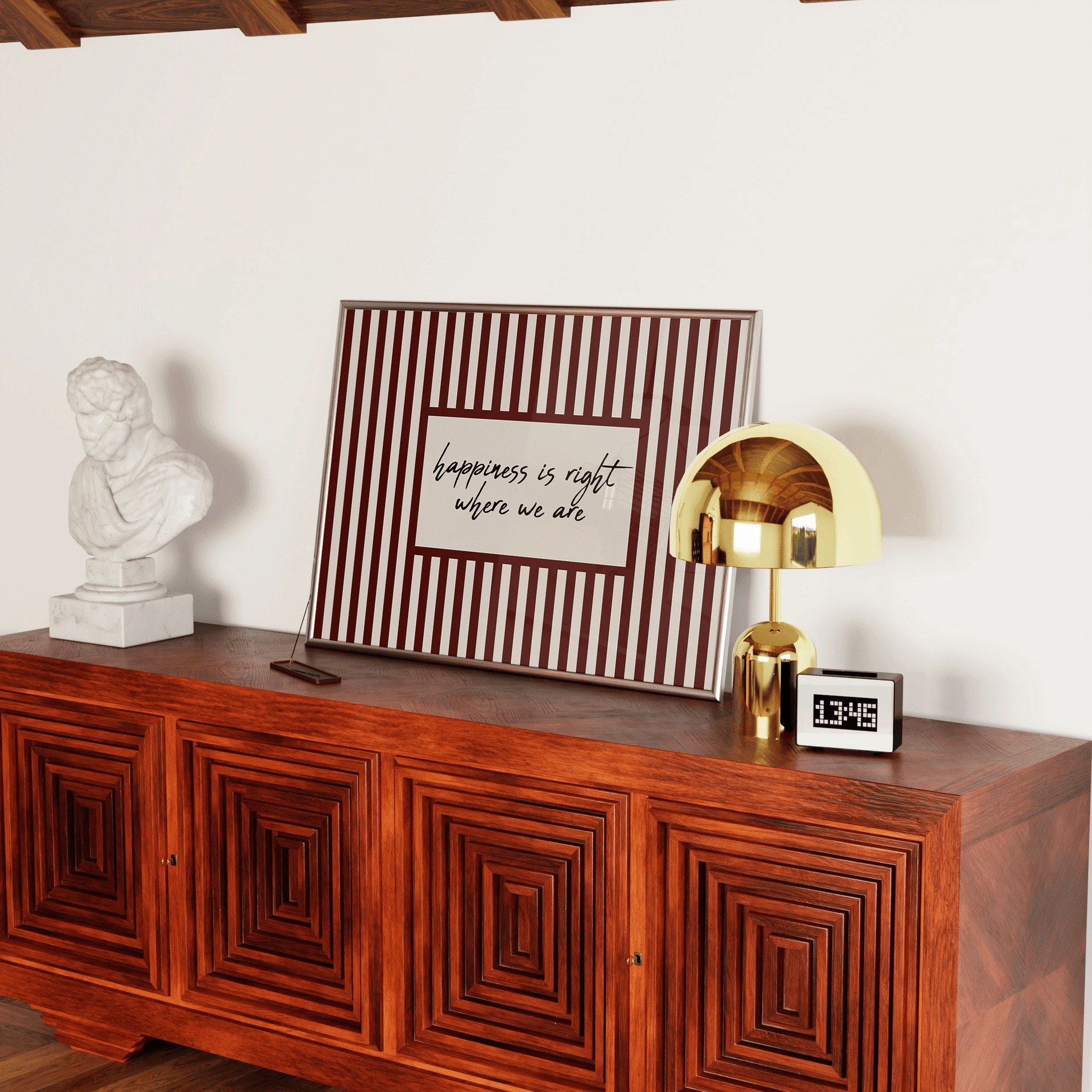 Happiness Is Right Where We Are Print - Refined Spaces