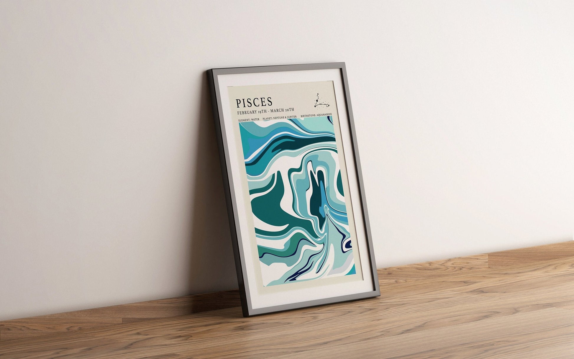Astrology Print - Pisces - Refined Spaces 