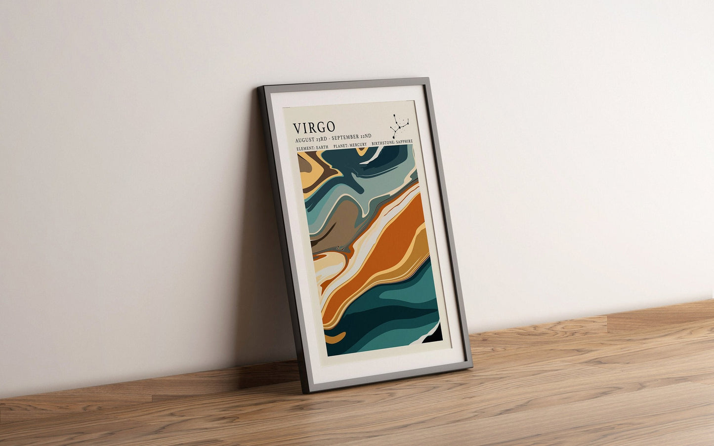 Astrology Print - Virgo - Refined Spaces 