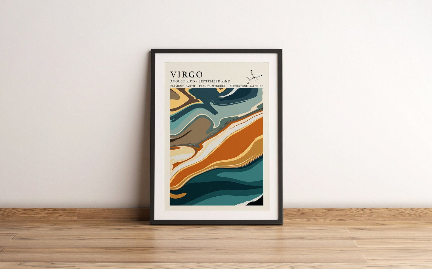 Astrology Print - Virgo - Refined Spaces 