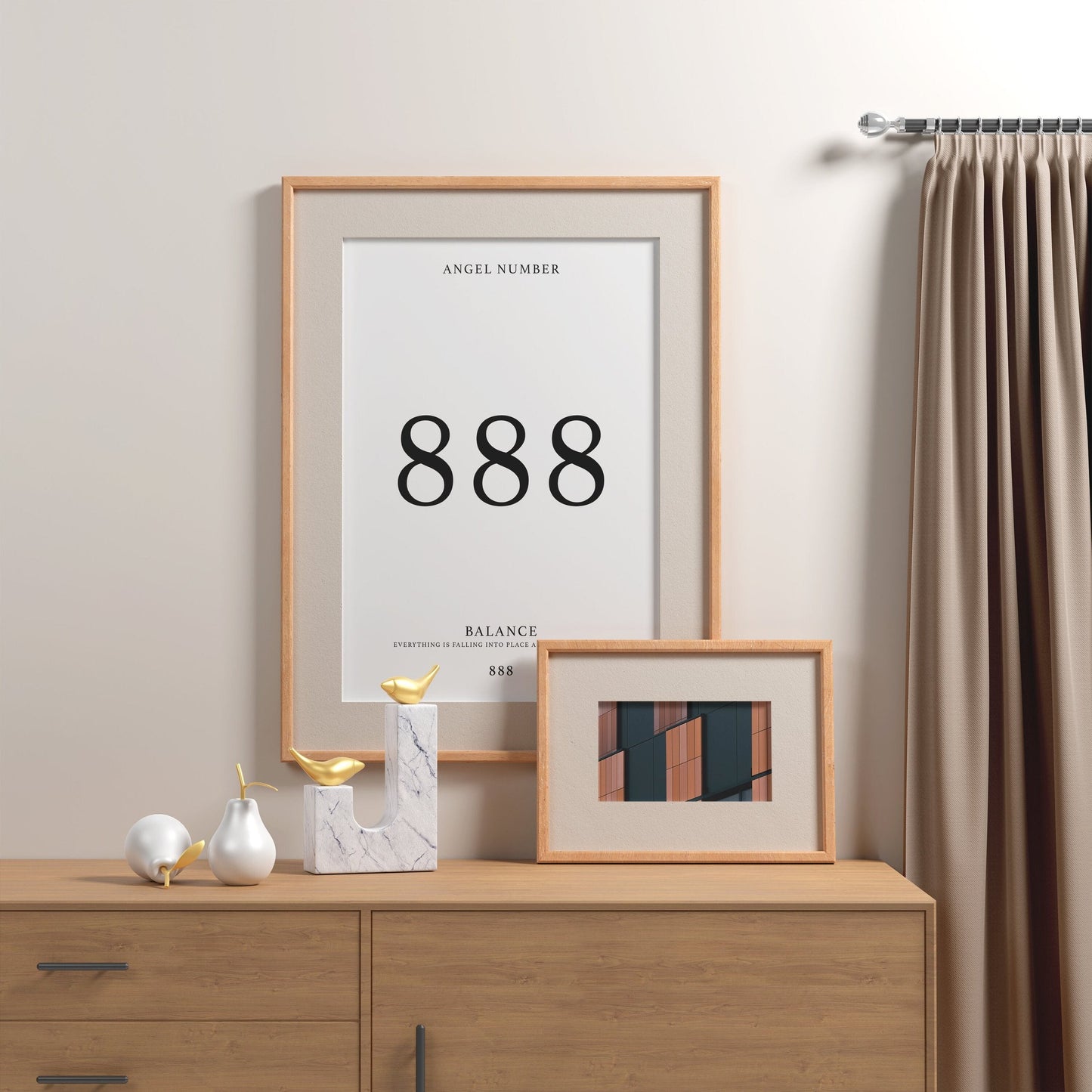 Angel Number Print - 888 - Refined Spaces 