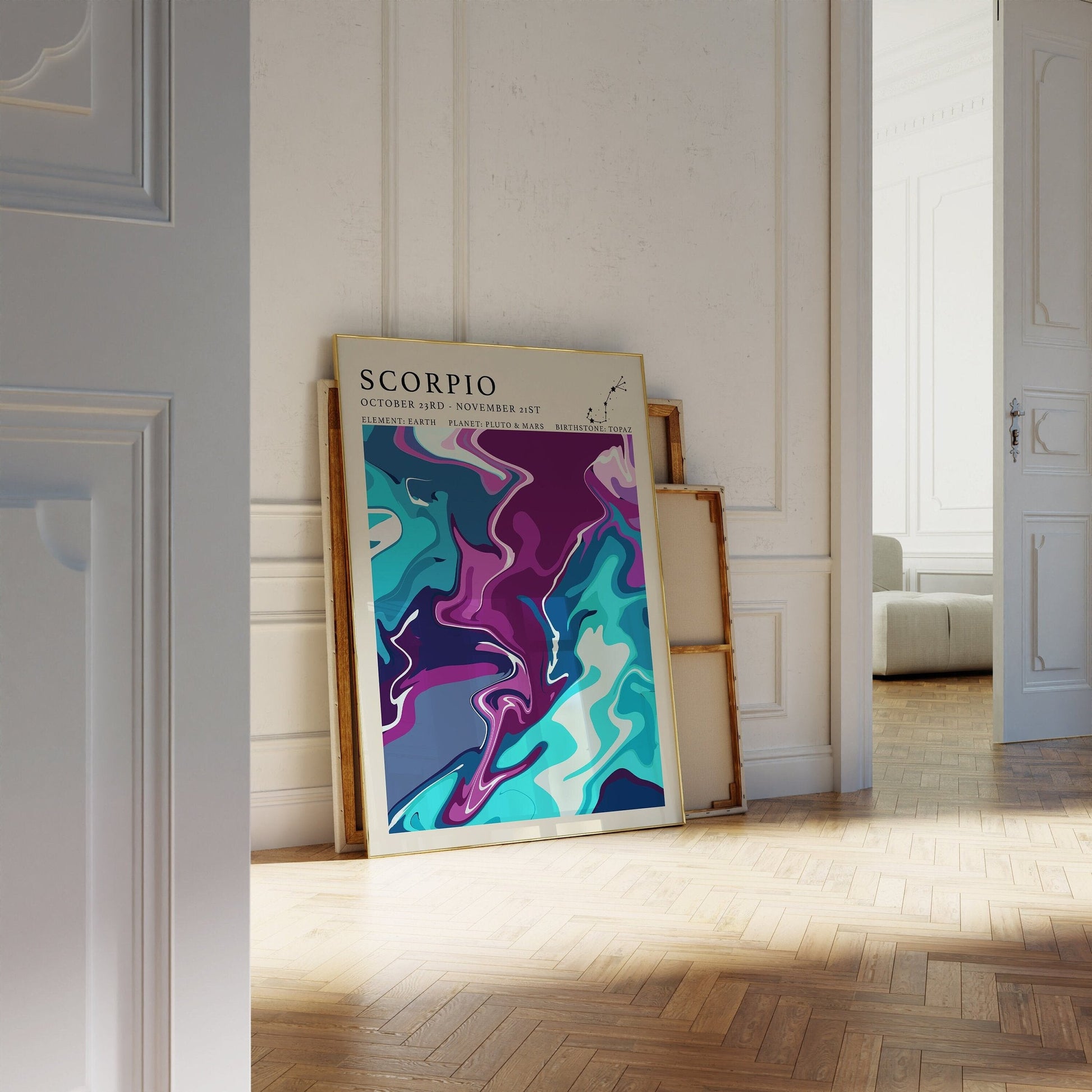 Astrology Print - Scorpio - Refined Spaces 