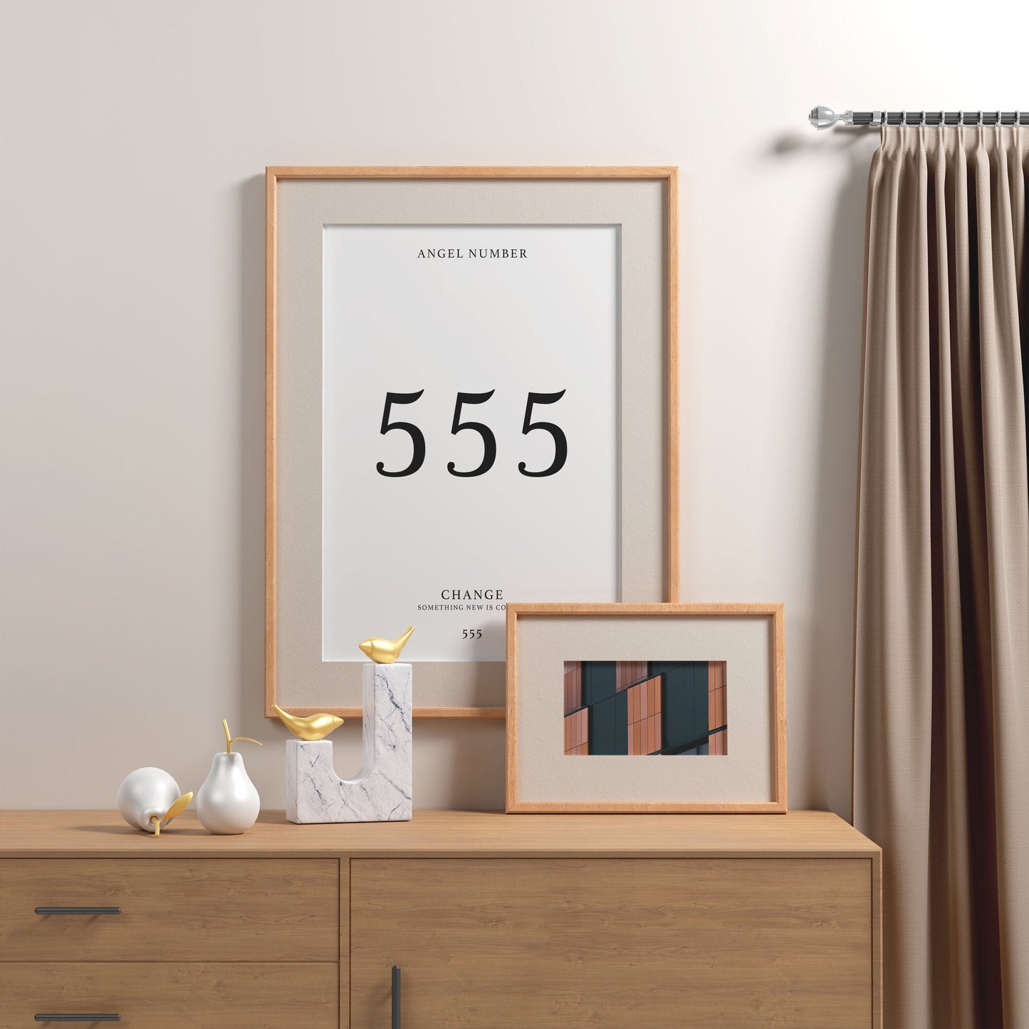 Angel Number Print - 555 - Refined Spaces 