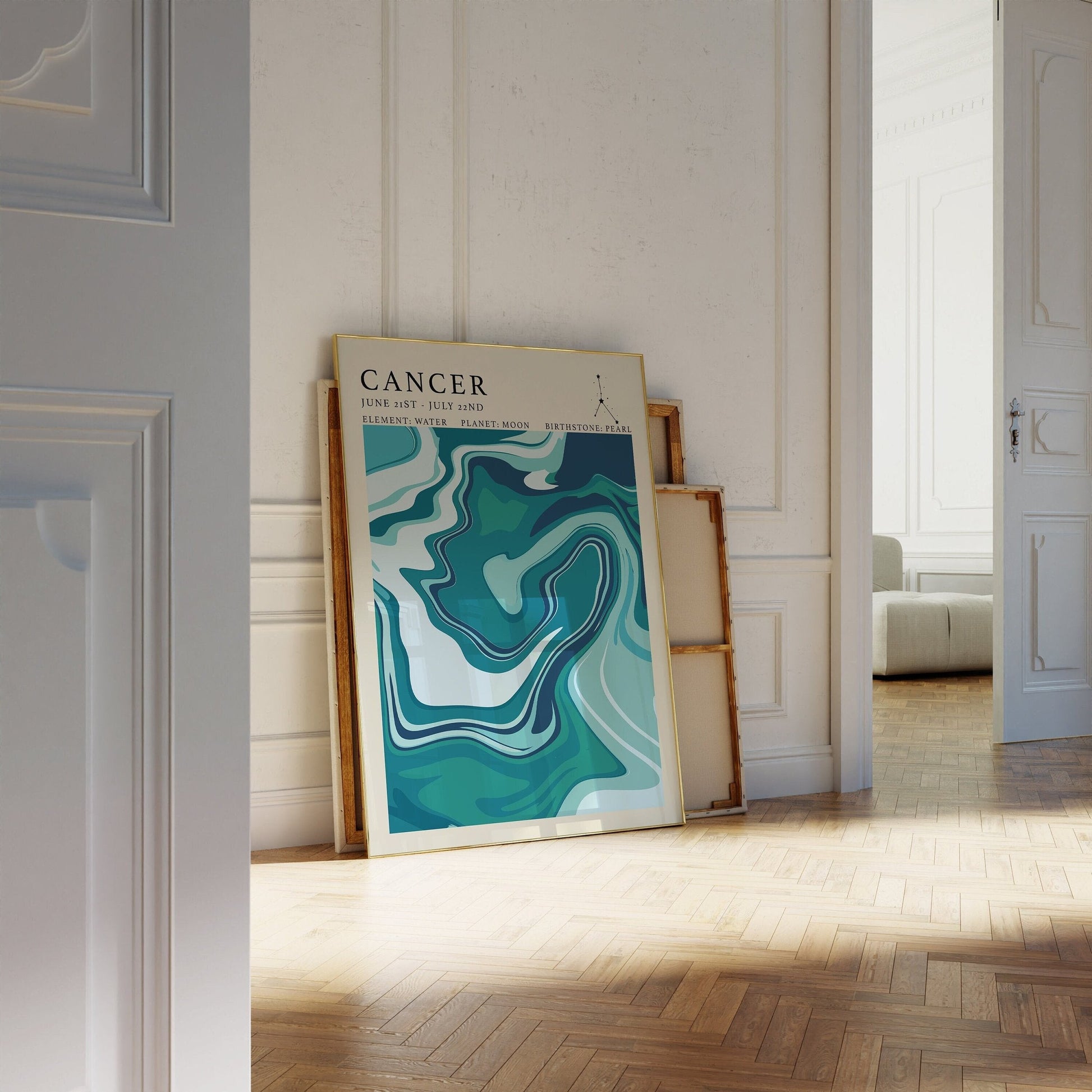 Astrology Print - Cancer - Refined Spaces 
