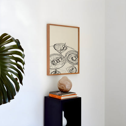 Retro Martini Print - Refined Spaces