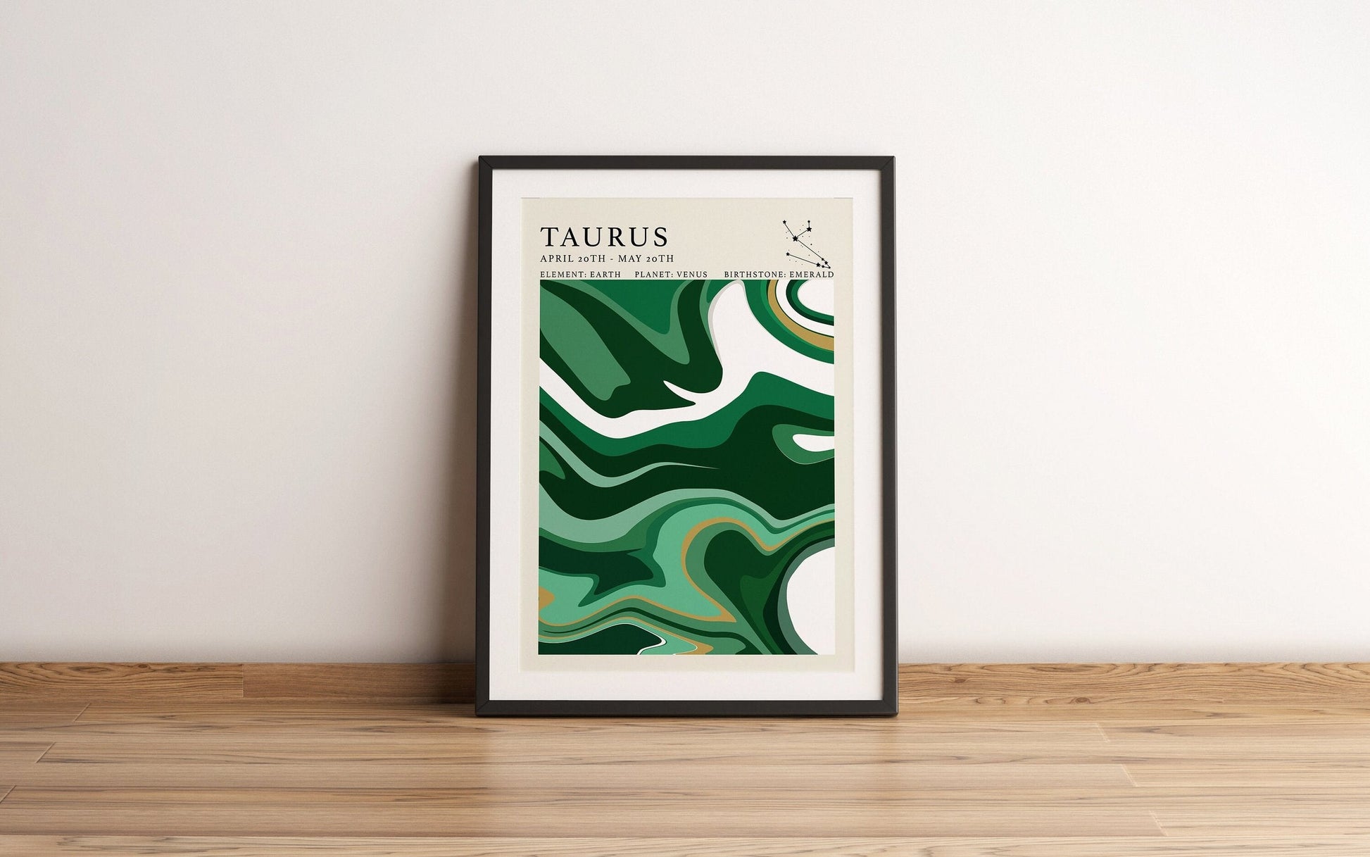 Astrology Print - Taurus - Refined Spaces 