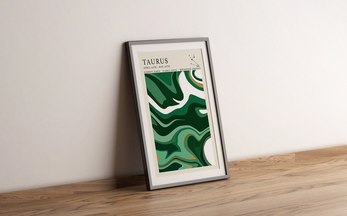 Astrology Print - Taurus - Refined Spaces 