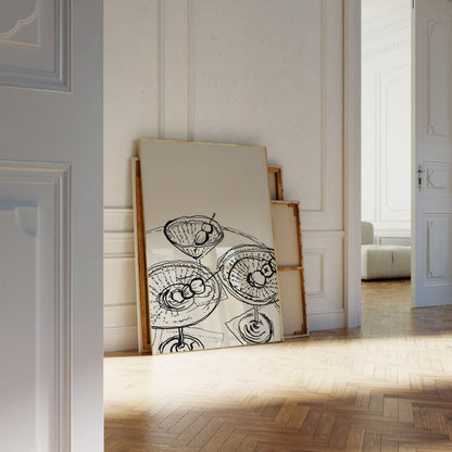 Retro Martini Print - Refined Spaces