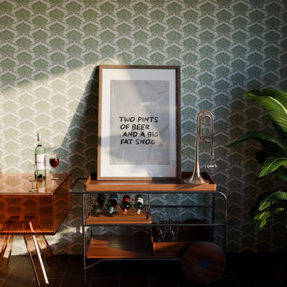 Two Pints Of Beer And A Big Fat Snog Print