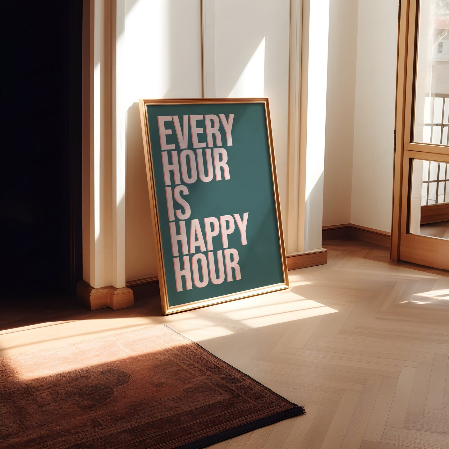 Every hour is happy hour Print - Refined Spaces 