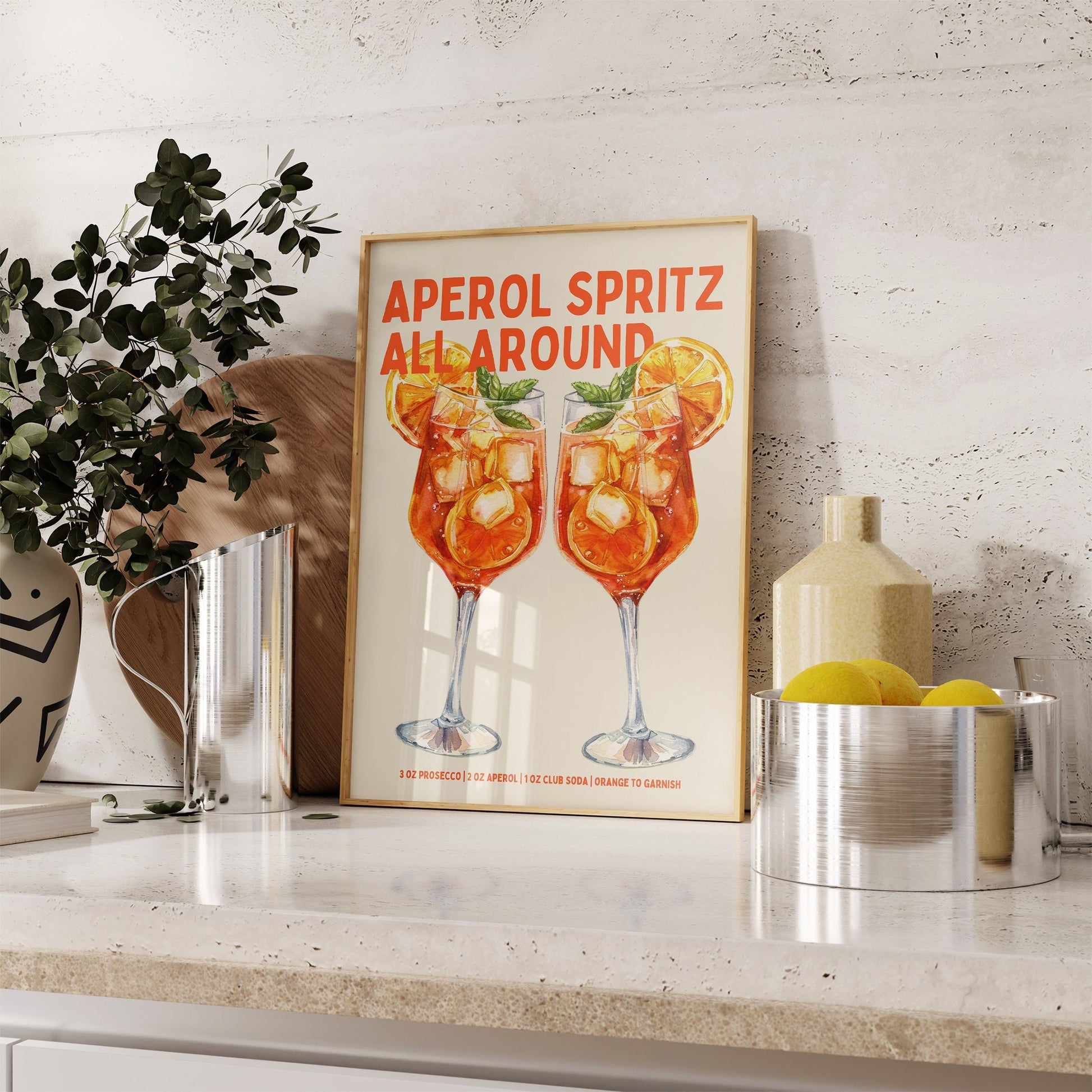 Aperol Spritz Print - Refined Spaces 