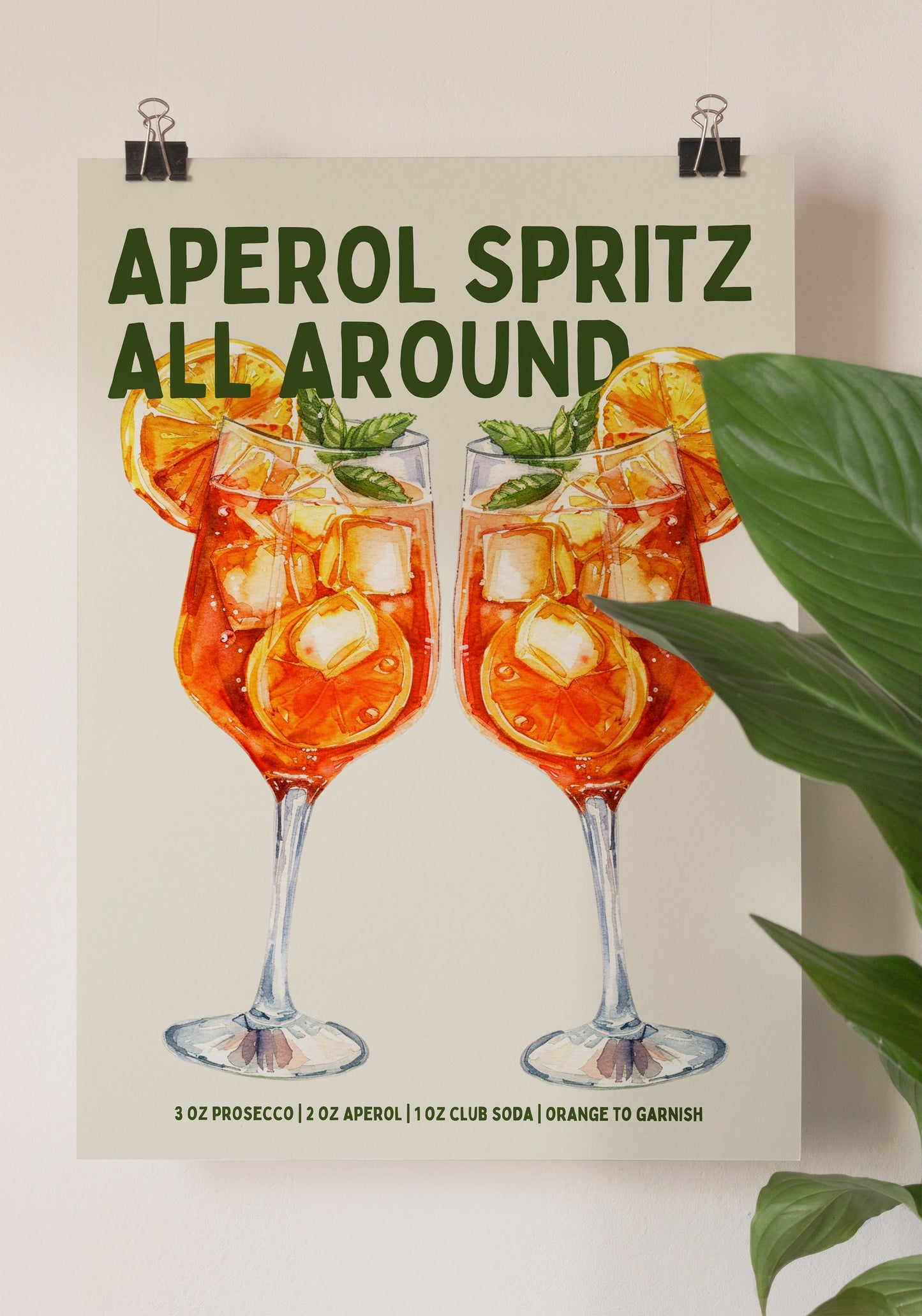 Aperol Spritz Print - Refined Spaces 