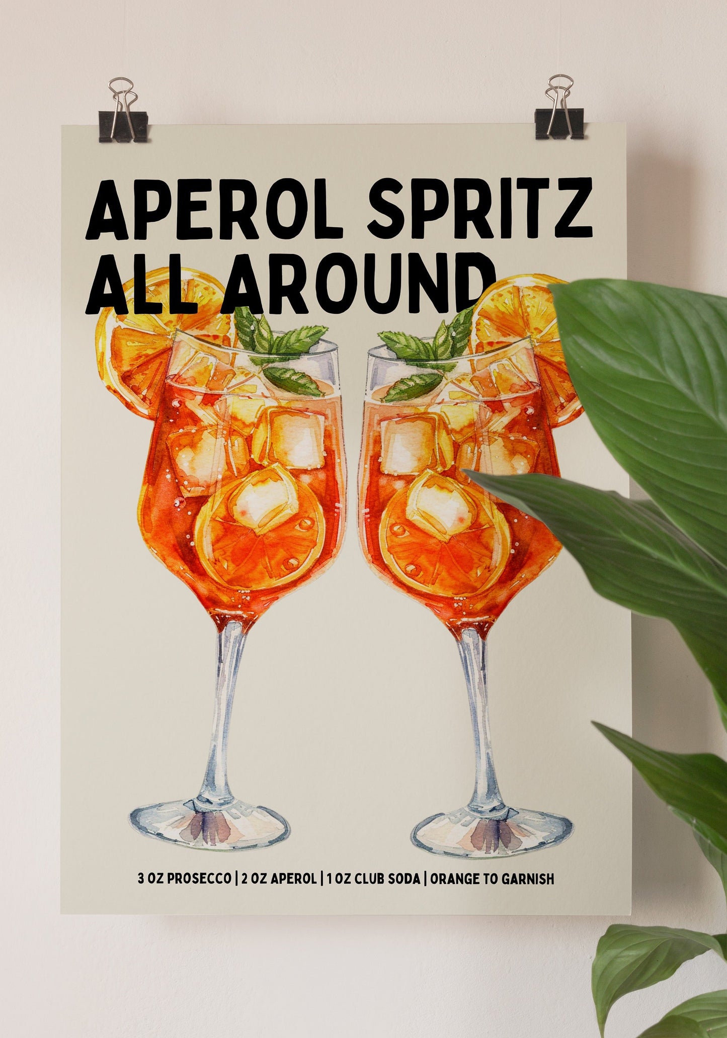 Aperol Spritz Print - Refined Spaces 