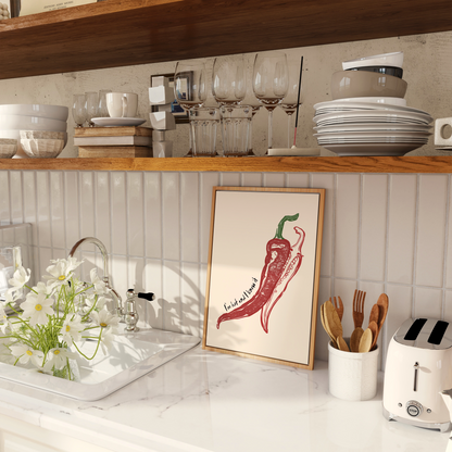 Chilli Pepper Print - Refined Spaces