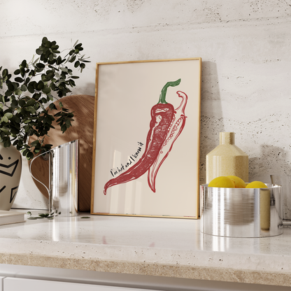 Chilli Pepper Print - Refined Spaces