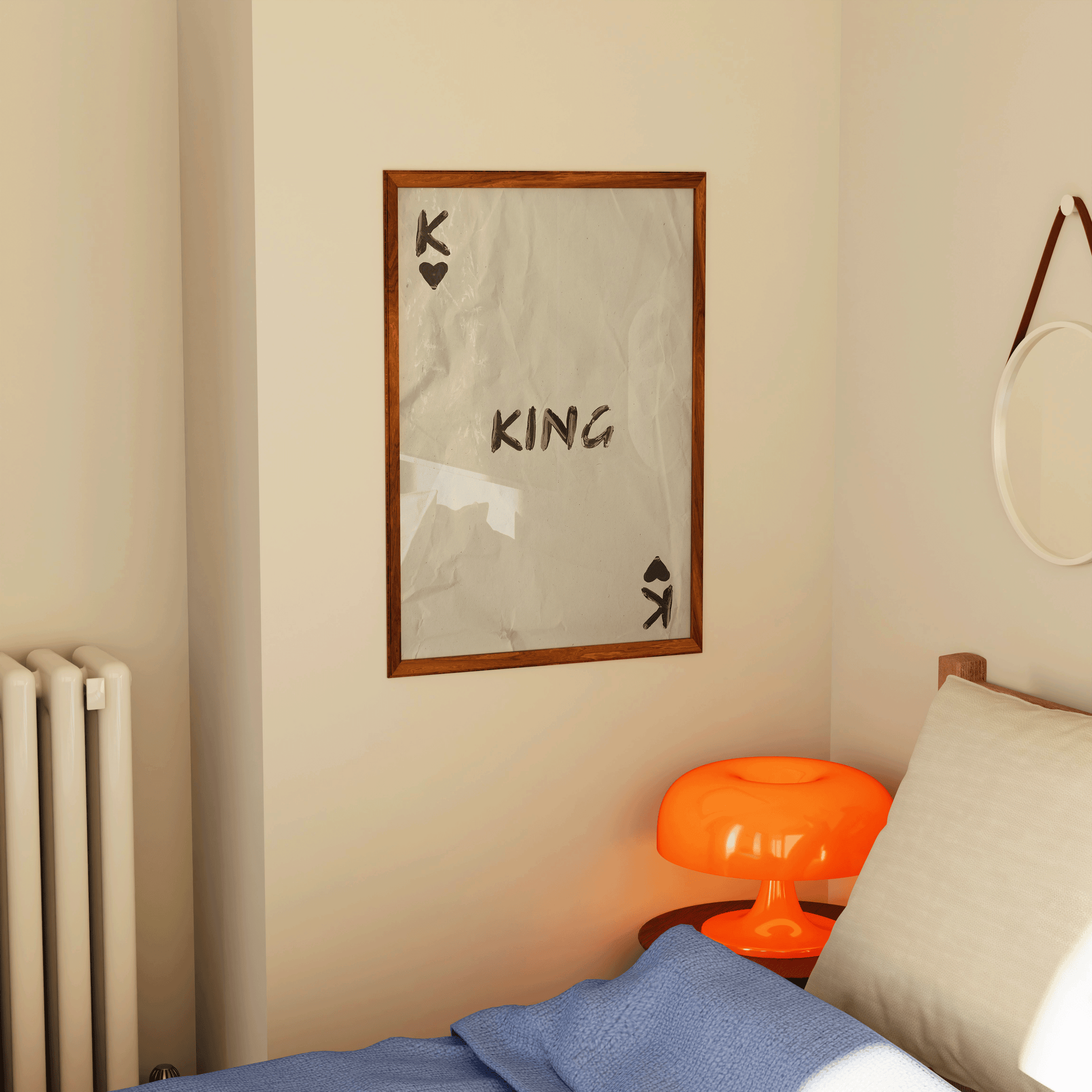 King of Hearts Print - Refined Spaces