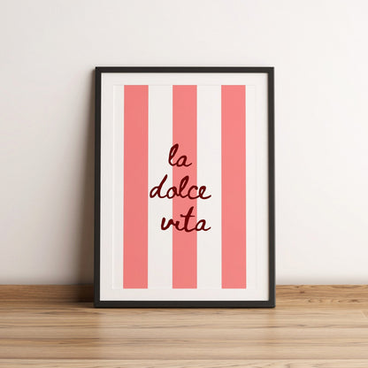 La Dolce Vita Print - Refined Spaces 