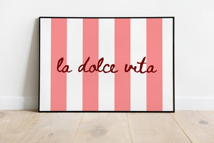 La Dolce Vita Print - Refined Spaces 