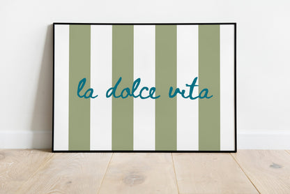 La Dolce Vita Print - Refined Spaces 