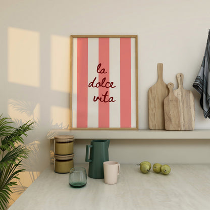 La Dolce Vita Print - Refined Spaces 