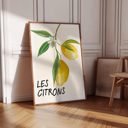 Les Citrons - The Lemons Print - Refined Spaces
