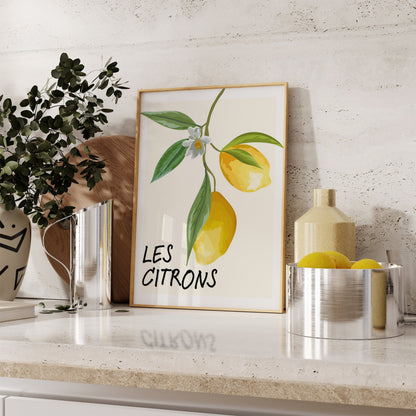Les Citrons - The Lemons Print - Refined Spaces