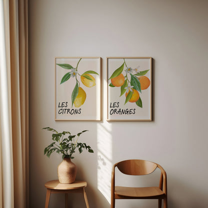 Les Citrons - The Lemons Print - Refined Spaces