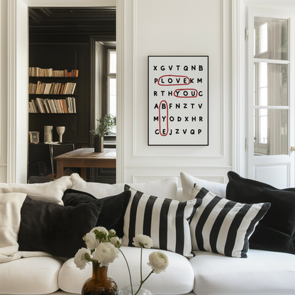 Love You Bye Print - Refined Spaces
