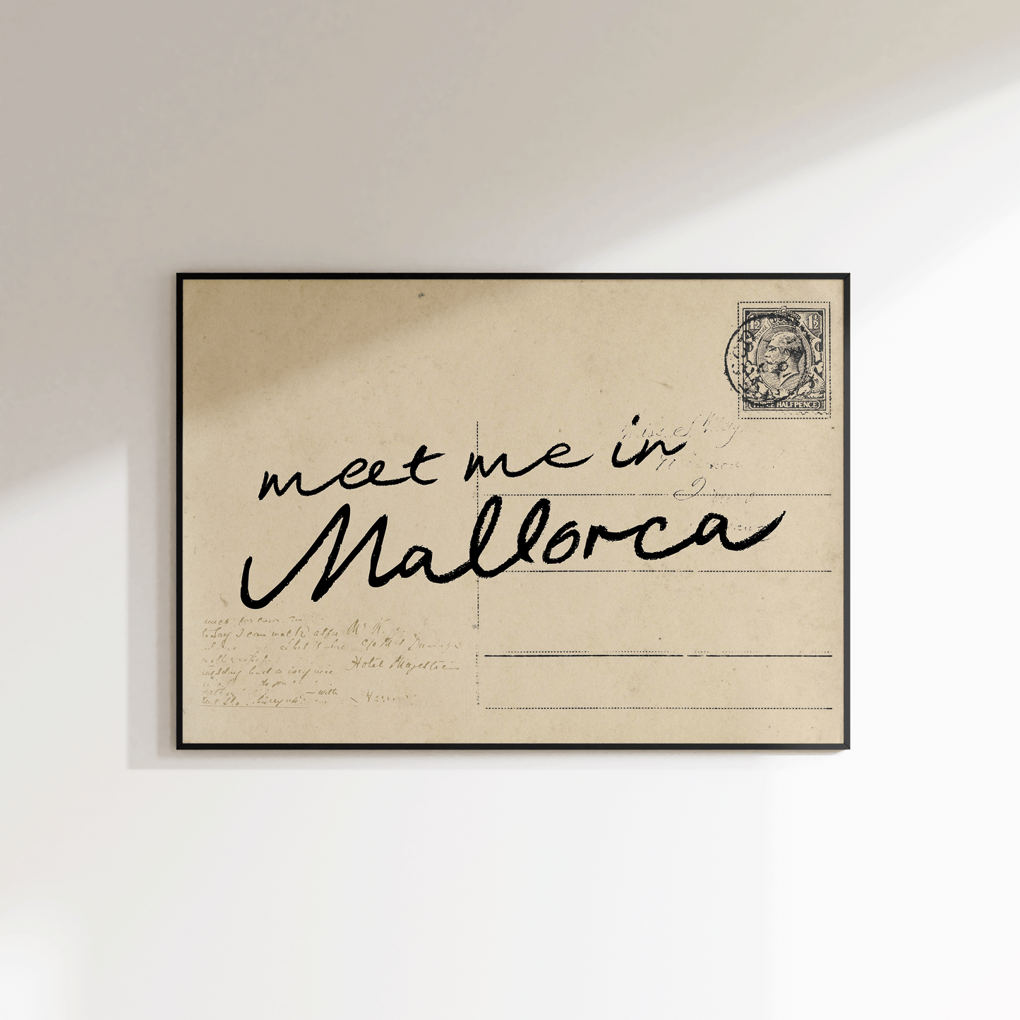 Meet Me In Mallorca Print - Refined Spaces 