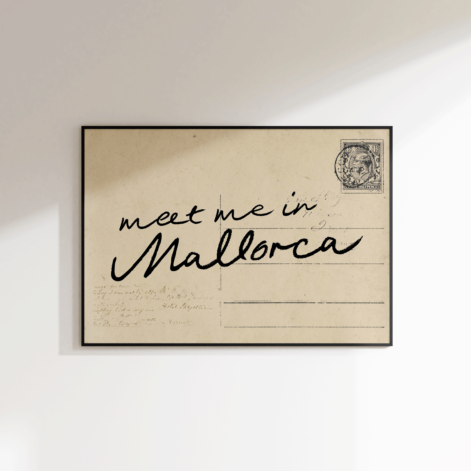 Meet Me In Mallorca Print - Refined Spaces 