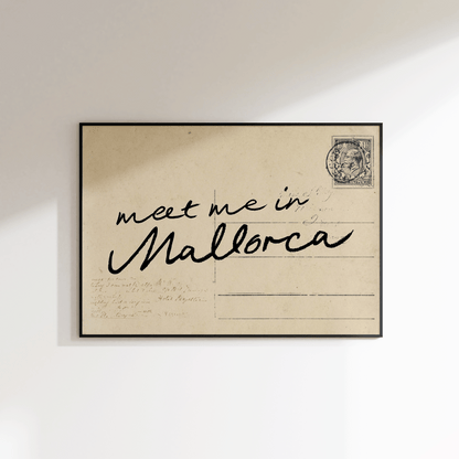 Meet Me In Mallorca Print - Refined Spaces 