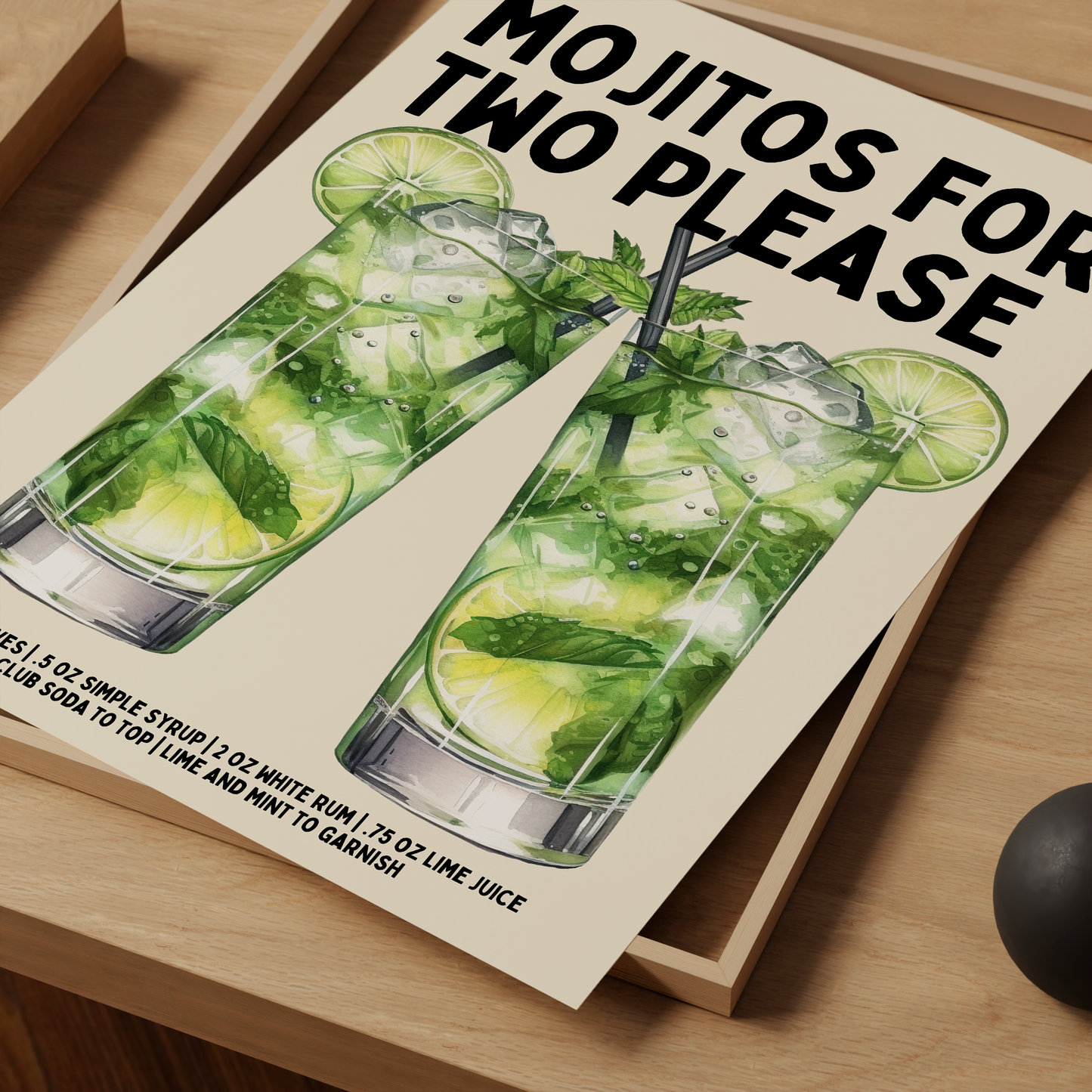 Mojito Print - Refined Spaces 