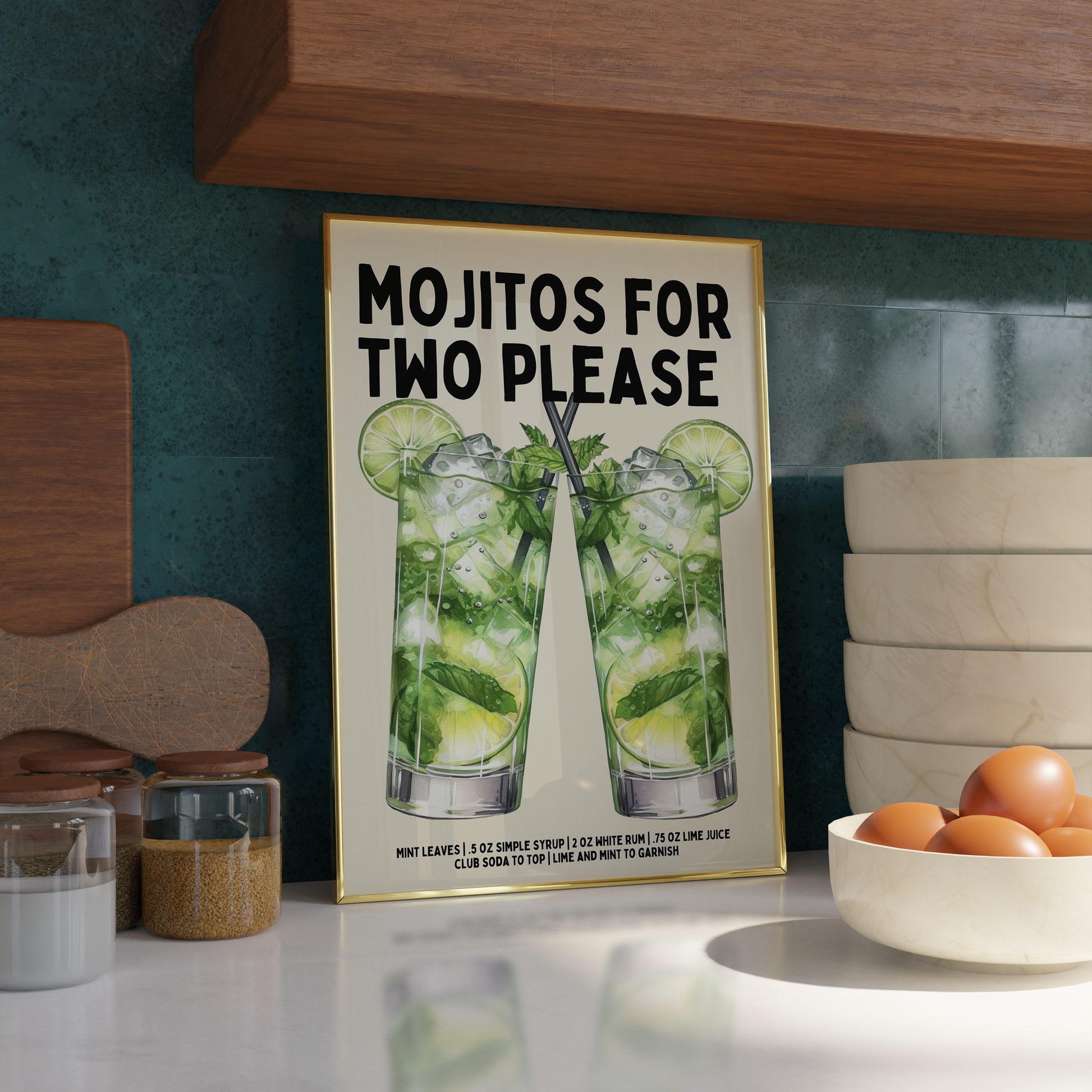 Mojito Print - Refined Spaces 