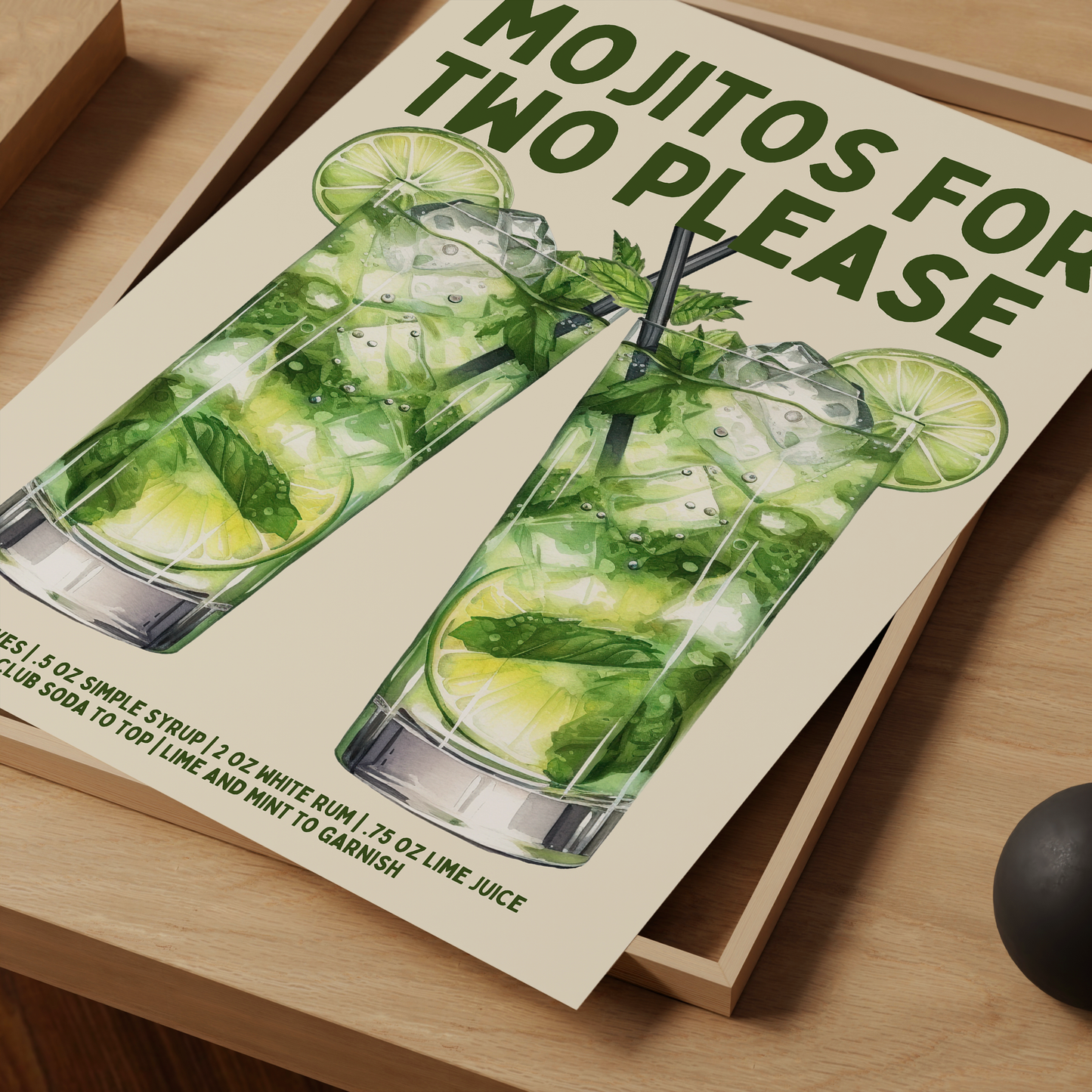 Mojito Print - Refined Spaces 