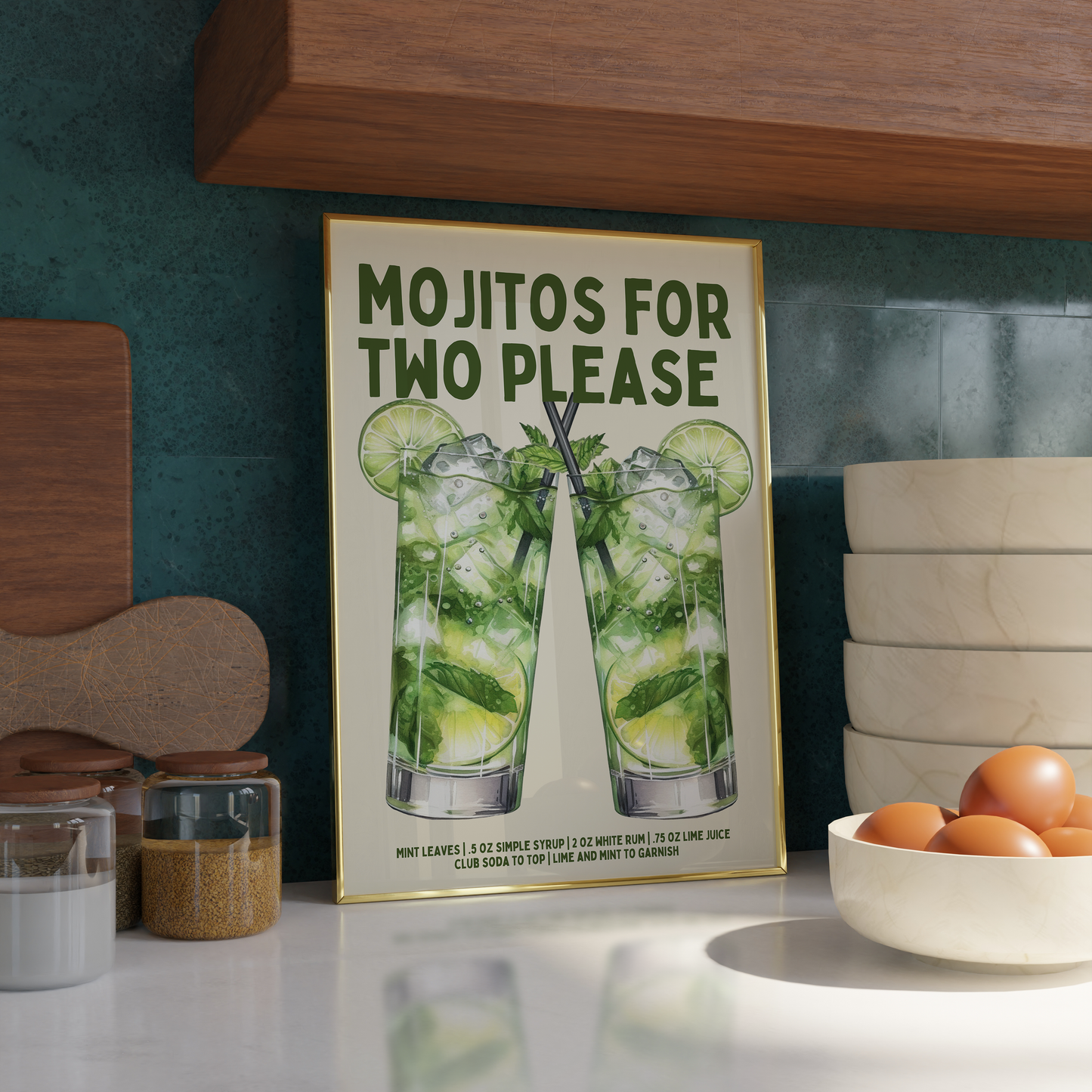 Mojito Print - Refined Spaces 