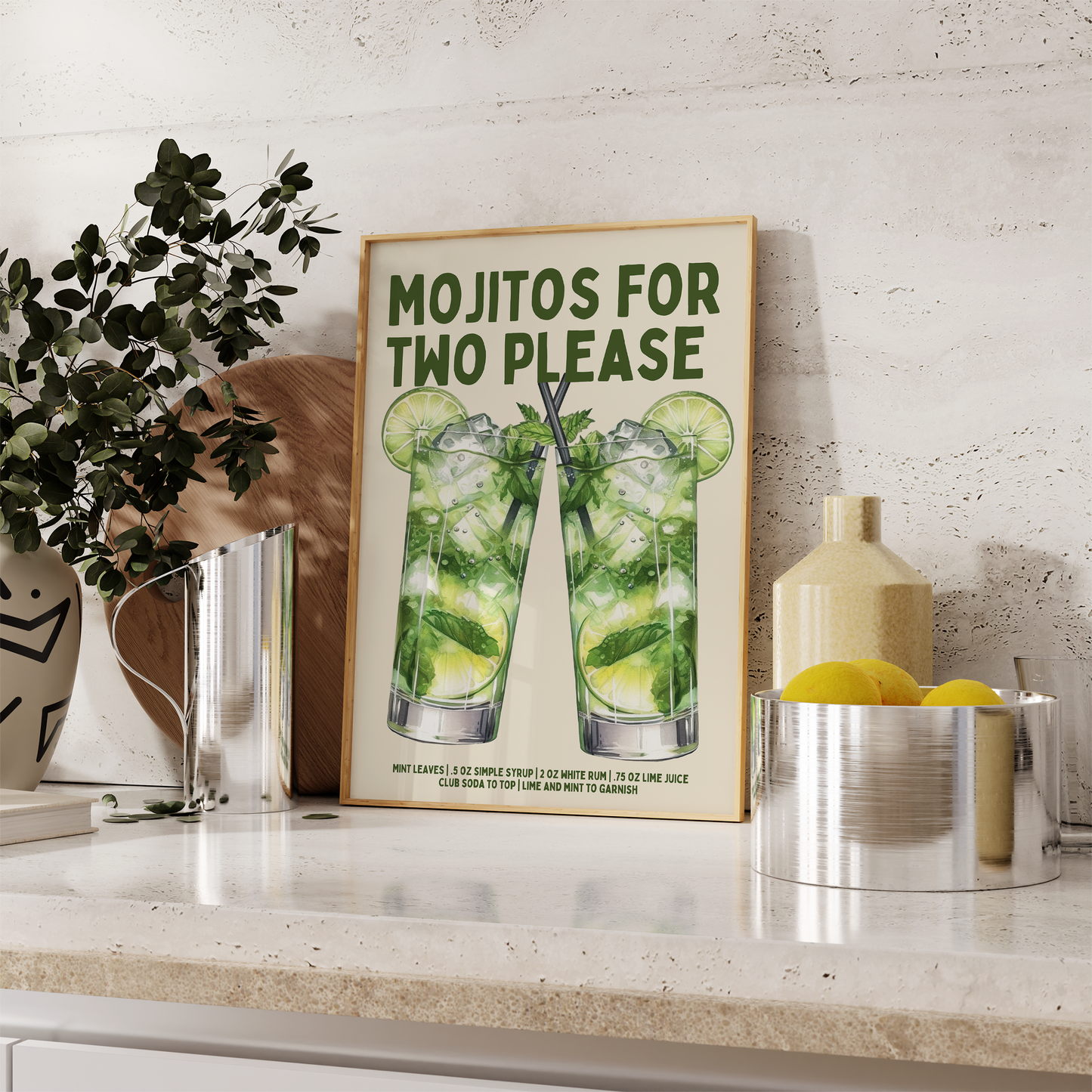 Mojito Print - Refined Spaces 