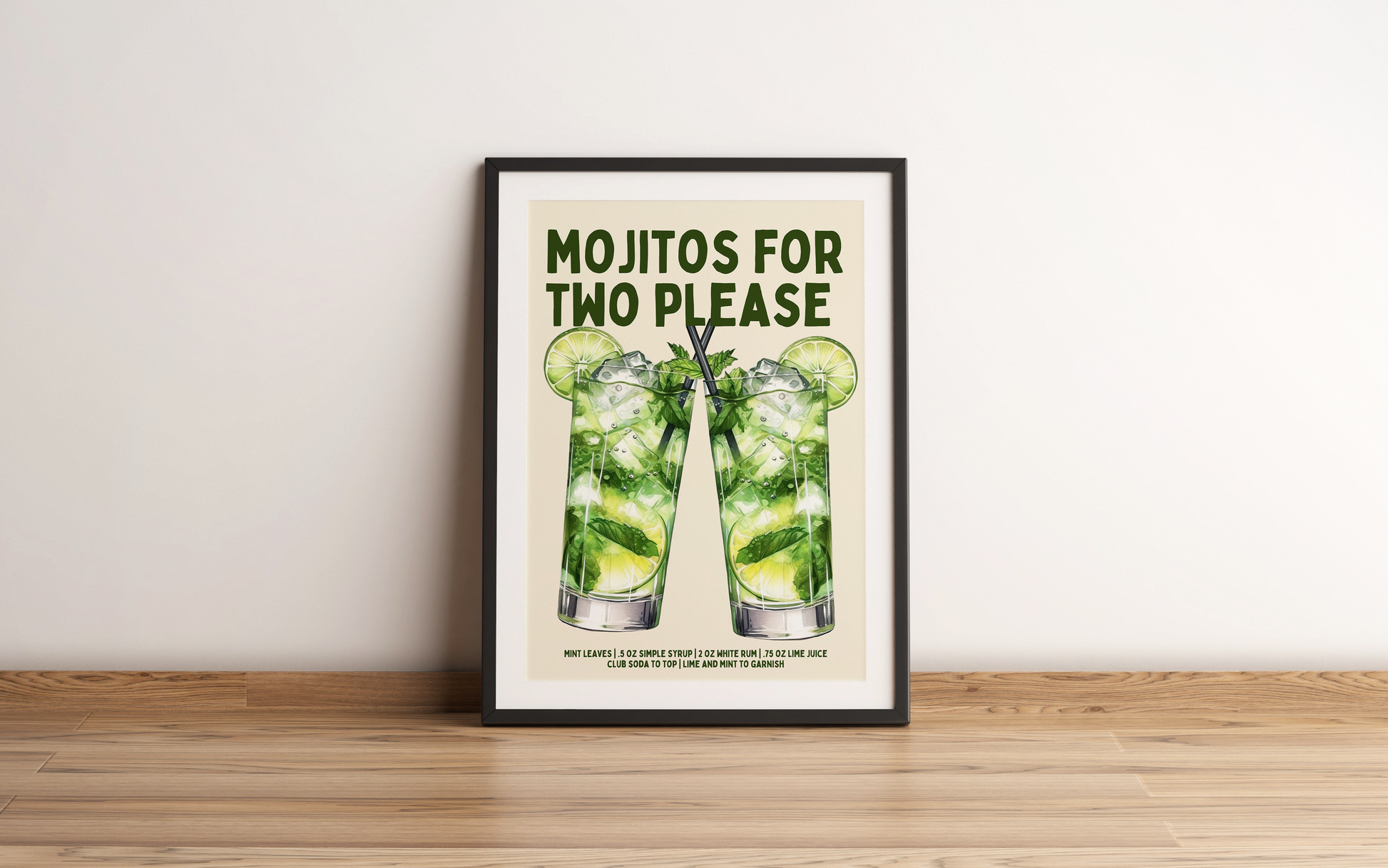 Mojito Print - Refined Spaces 