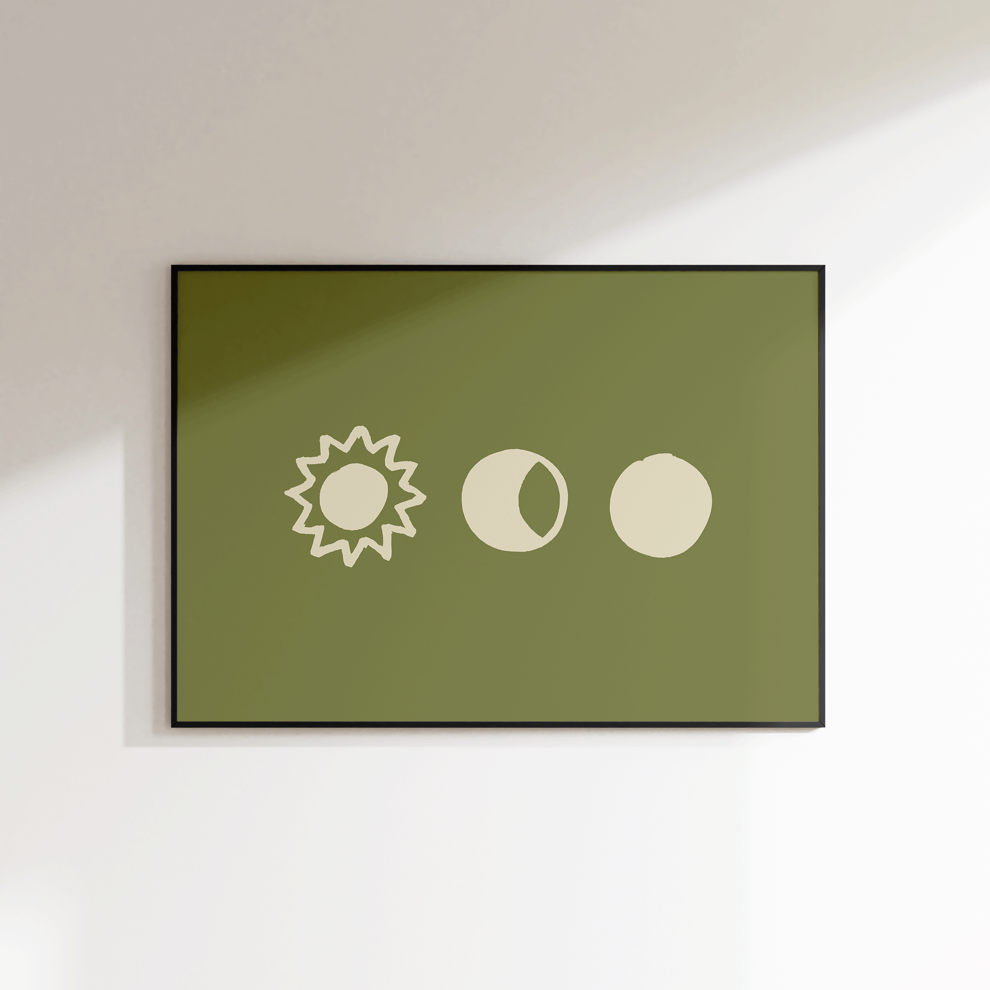 Sun and Moon Print - Refined Spaces 