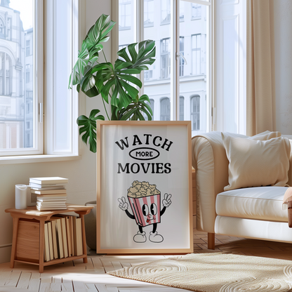 Watch More Movies Print - Refined Spaces