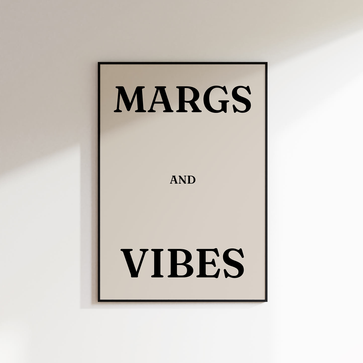 Margs and Vibes Print