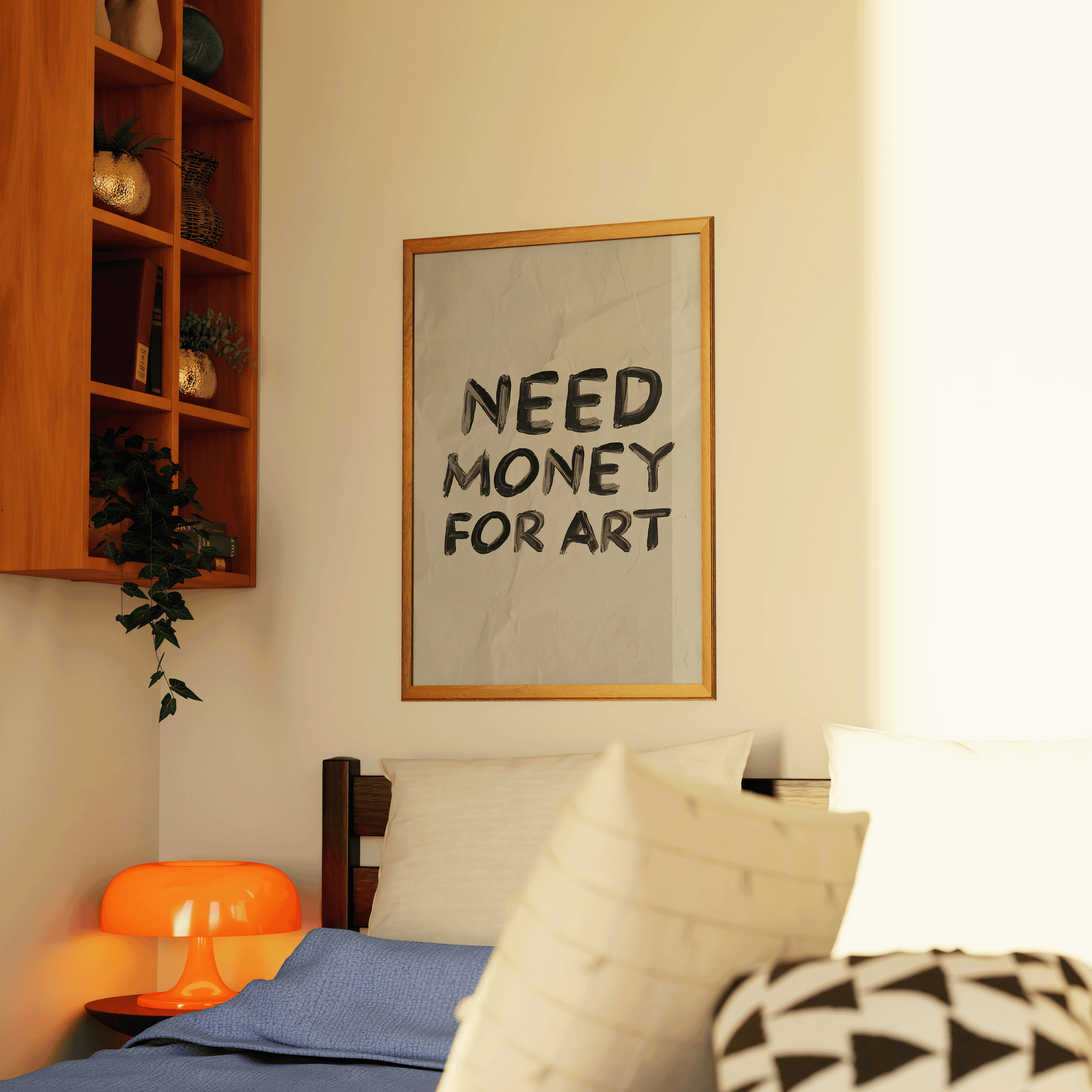 Need Money For Art Print - Refined Spaces 