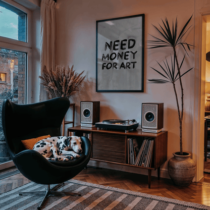 Need Money For Art Print - Refined Spaces 